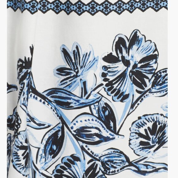 Vince Camuto Fit & Flare Floral Summer Midi Dress 4 EUC - Picture 5 of 16